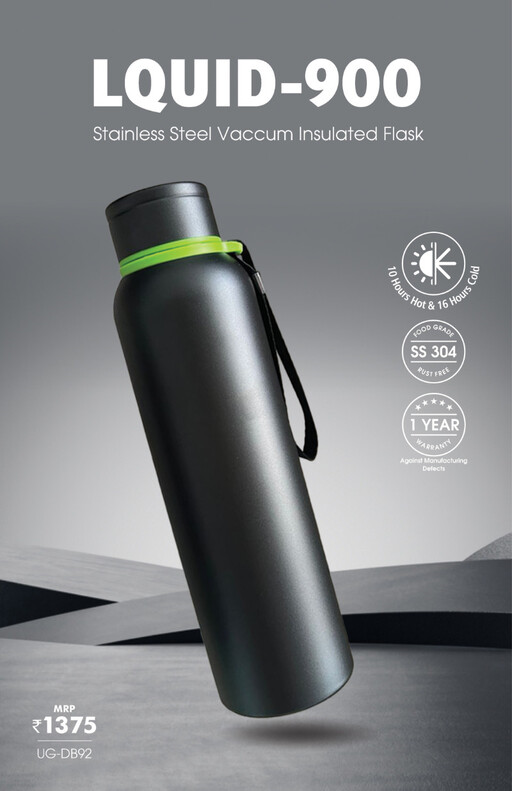 LQUID-900 Stainless Steel Vacuum Insulated Flask