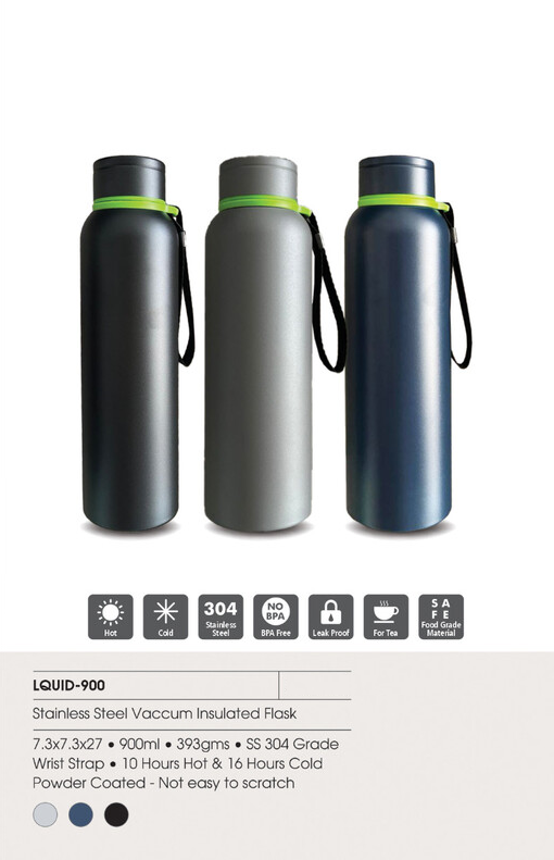LQUID-900 Stainless Steel Vacuum Insulated Flask