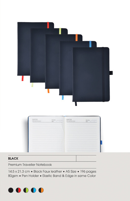 Black Premium Traveller Notebook