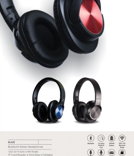 BLAZE- Bluetooth Stereo Headphones