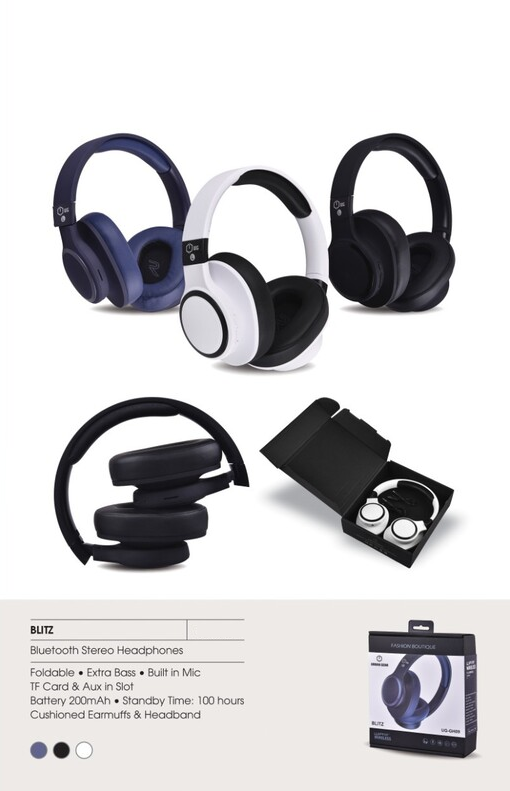 BLITZ Bluetooth Stereo Headphones