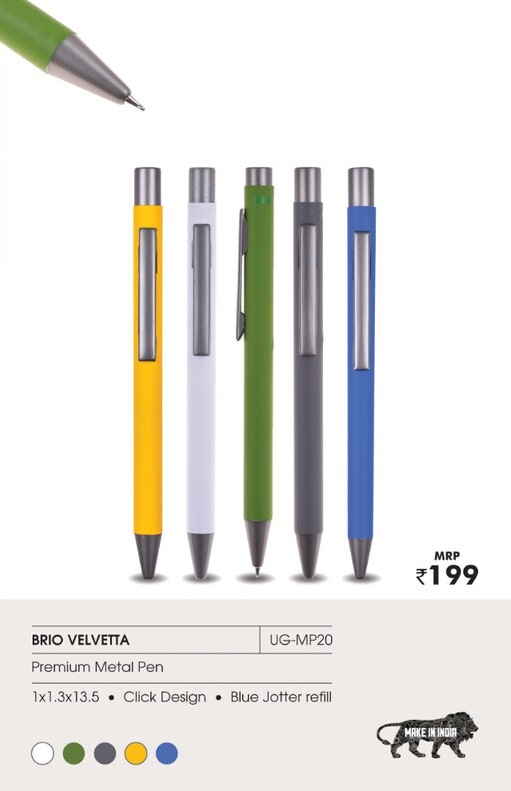 BRIO velvetta -Premium Velvet finish Satin Pens