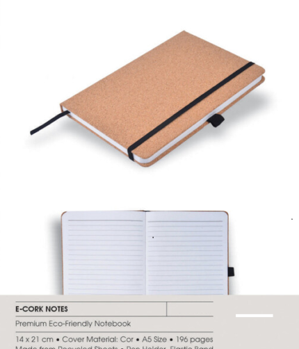 E - CORK Notes-Premium Eco Friendly NoteBook