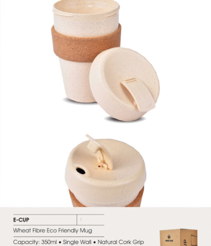 E-Cup Wheat Fiber Eco-Friendly Mug