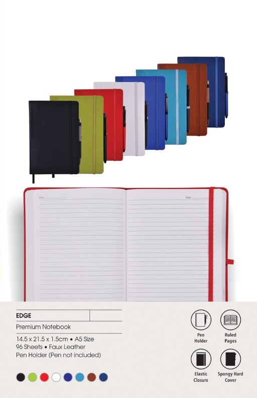 EDGE Premium NoteBook -Faux Leather