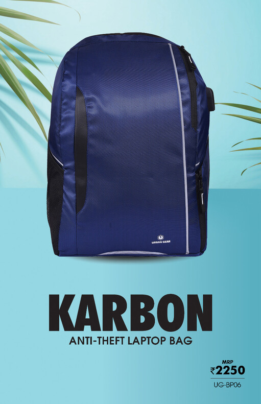 Karbon AntiTheft laptop Bag